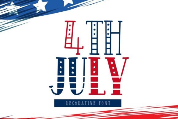 4th July Font for Creative Makers