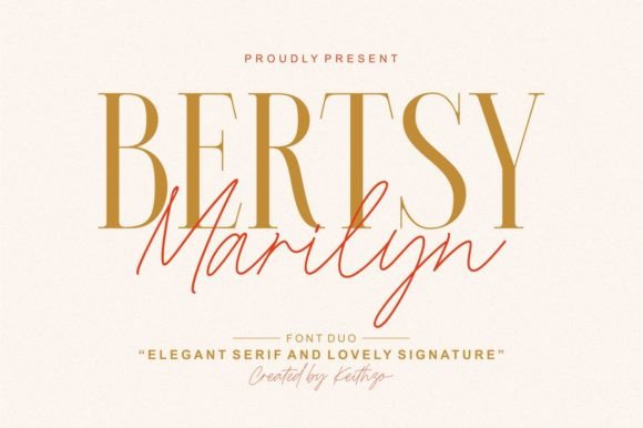 Bertsy Marilyn Font for Business