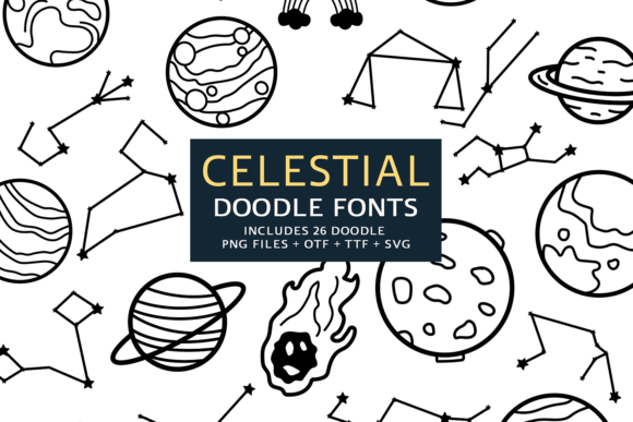 Celestial Doodle: A Font for Creative Campaigns
