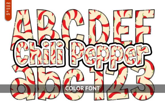 Chili Pepper Font: Bold and Vibrant