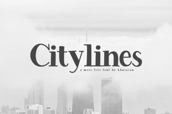 Citylines Font for Modern Design