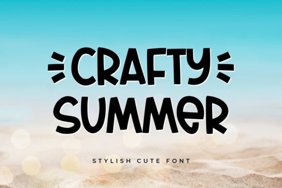 Crafty Summer: A Stylish Font for Your Brand