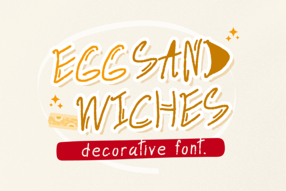 Egg Sandwiches Font Review