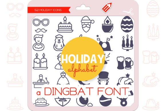 Holiday Alphabet Font for Creative Campaigns