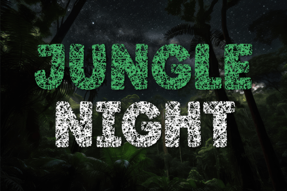 Jungle Night Font for Business
