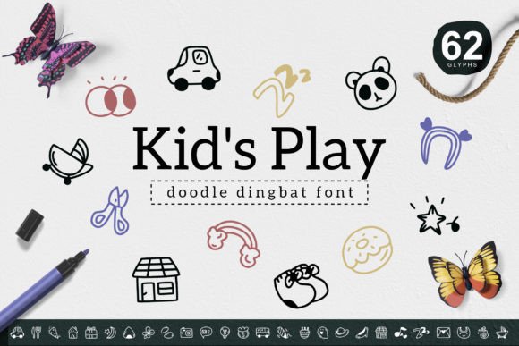 Kid s Play: A Cute Font for Creative Projects