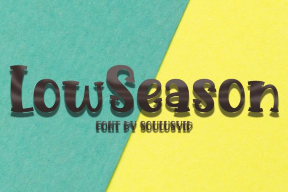 Lowseason: A Playful Serif Font for Web Design