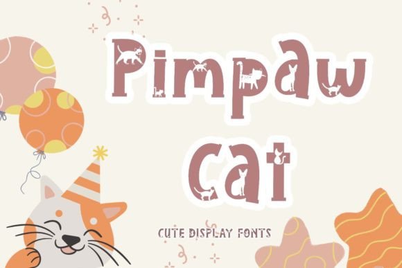 Pimpaw Cat Font: A Stylish Display Type