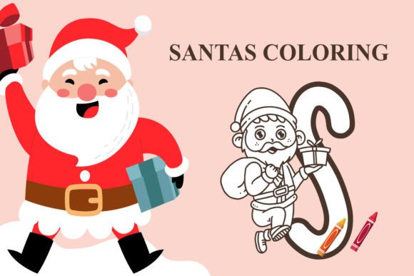 Santa’s Coloring Font