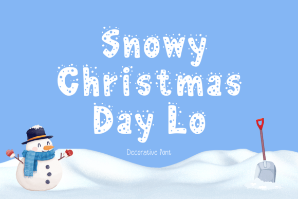 Snowy Christmas Day Lo Font