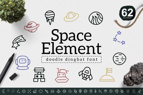 Space Element: A Creative Font for Campaigns