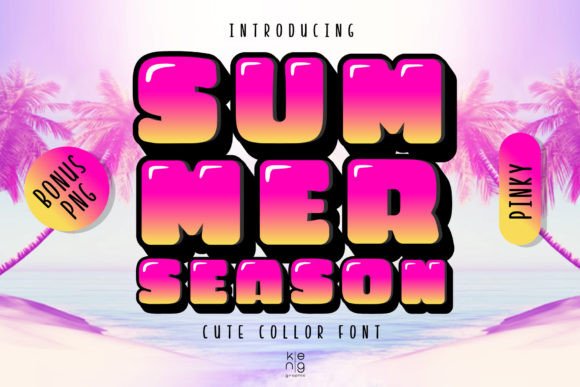 Summer Season Pinky Font
