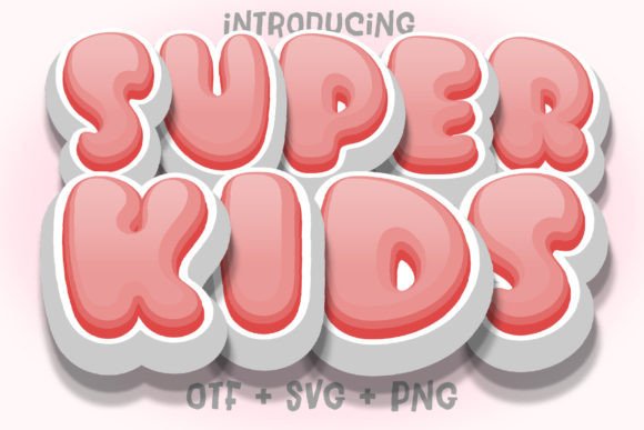 Super Kids Red: A Playful Font for Creative Campaigns