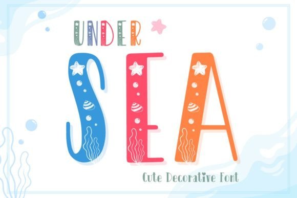 Under Sea Font: Whimsical Design for Creative Projects