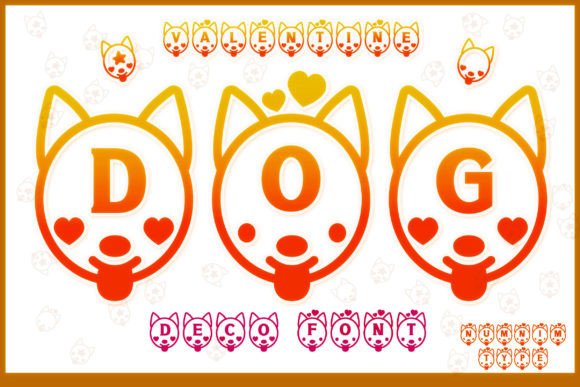 Valentine Dog: A Bold, Romantic Display Font
