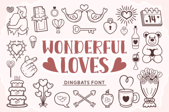 Wonderful Loves Font for Romantic Designs