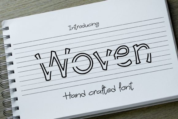 Woven: A Unique Font for Business Branding